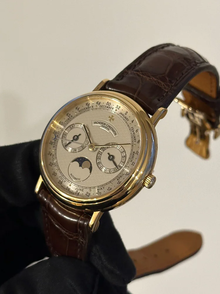 Vacheron Constantin Patrimony Certified Triple Date Moonphase 47052